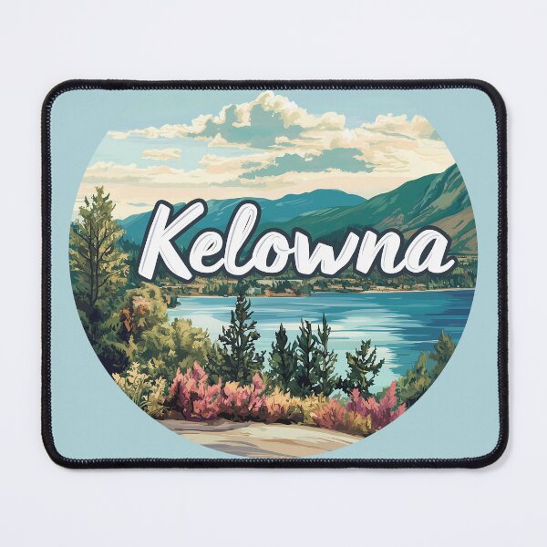 Item preview, Kelowna British Columbia Lakeside View Canada Travel Art Okanagan designed and sold by meganohm.