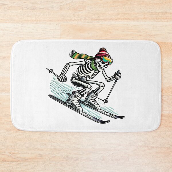 Item preview, Skiing Skeleton - Winter Adventure with a Twist designed and sold by HandicraftArt.