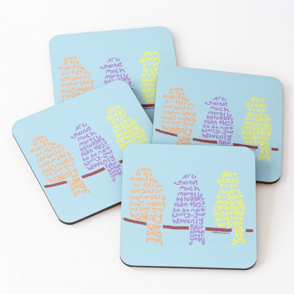 Item preview, Matthew 6:26, 31, 33 (alternate colors) designed and sold by CamelCactus.