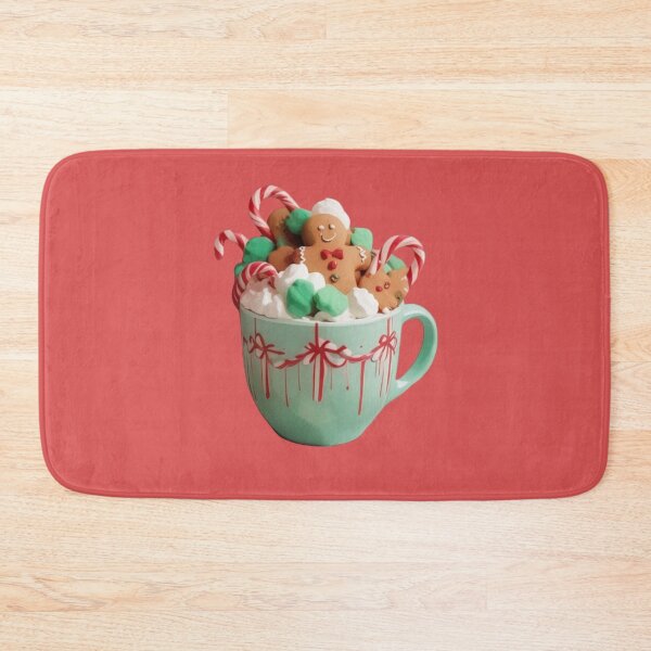 Item preview, CHRISTMAS HOLIDAY GINGERBREAD CANDY CANE MARSHMELLO MUG CUTE STICKER #3 designed and sold by Arts4U.
