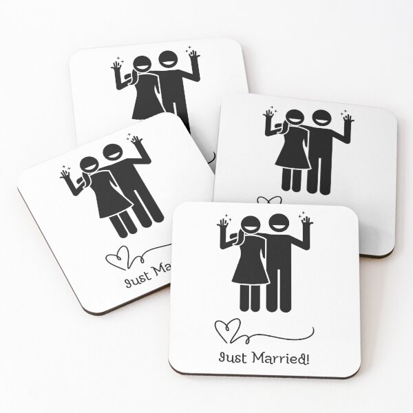Item preview, Just Married v3 designed and sold by Kingkham-Design.