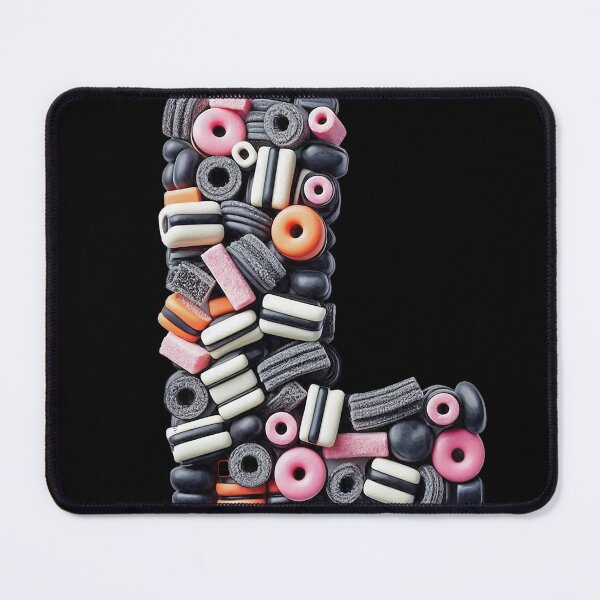 Item preview, LICORICE LETTER L designed and sold by ART-TYPE.
