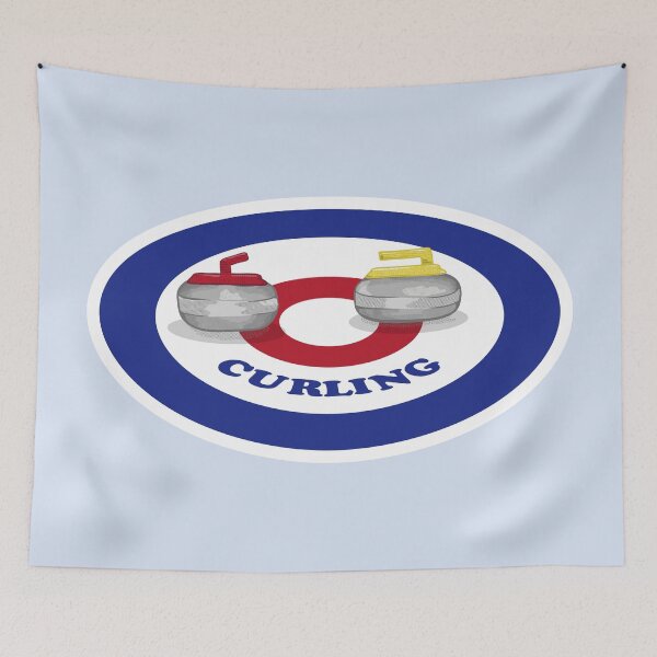 Item preview, Curling and curling stones designed and sold by piedaydesigns.