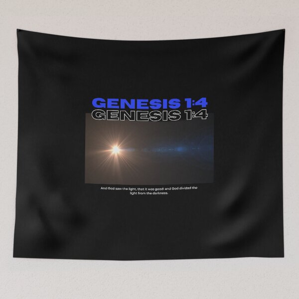 Item preview, Genesis 1:4_Bible Quotes designed and sold by QuotifBible.