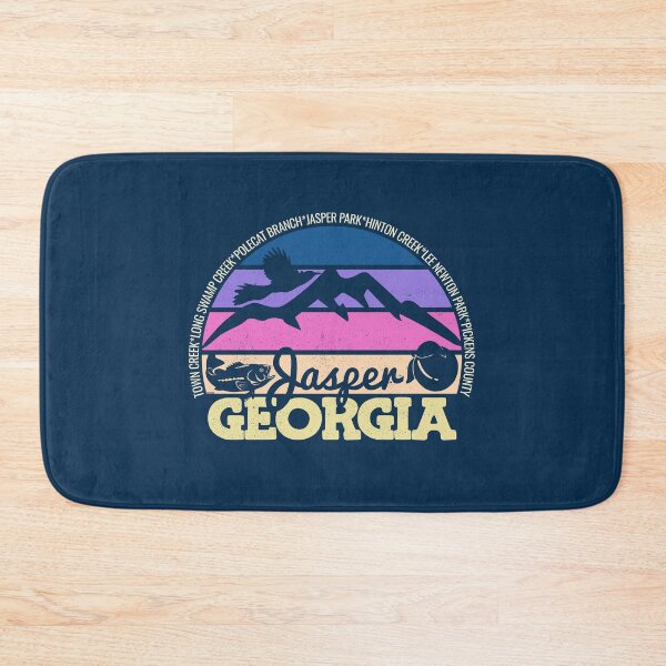 Item preview, Jasper Georgia Sunset Retro Vintage Local Pride Logo designed and sold by CRHPOD20.