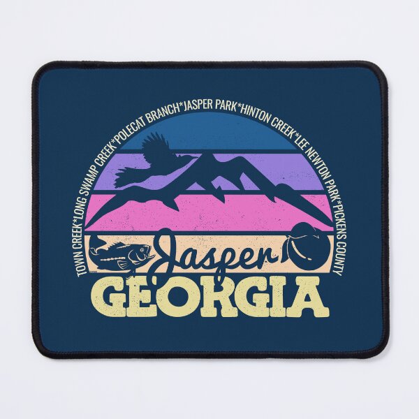 Item preview, Jasper Georgia Sunset Retro Vintage Local Pride Logo designed and sold by CRHPOD20.