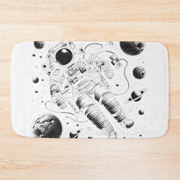 Item preview, Floating Astronaut in Space Design designed and sold by hassanimarket7.
