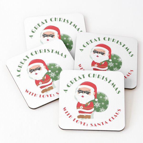 Item preview, Cool Santa! Have a great Christmas! With love: Santa Claus designed and sold by FreeSoulLab.