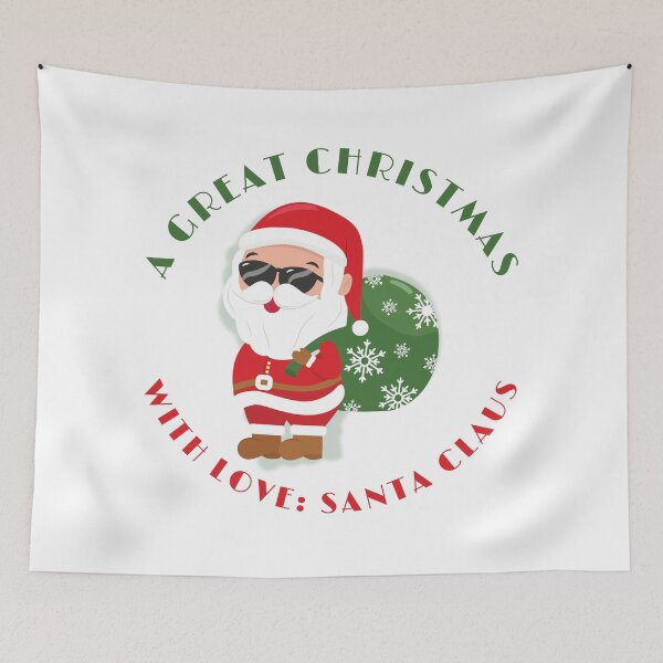 Item preview, Cool Santa! Have a great Christmas! With love: Santa Claus designed and sold by FreeSoulLab.