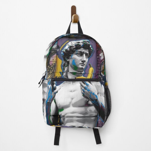 Artikelvorschau, Michelangelo David Banana farbenfrohe Banksy Street entworfen und verkauft von martin max.