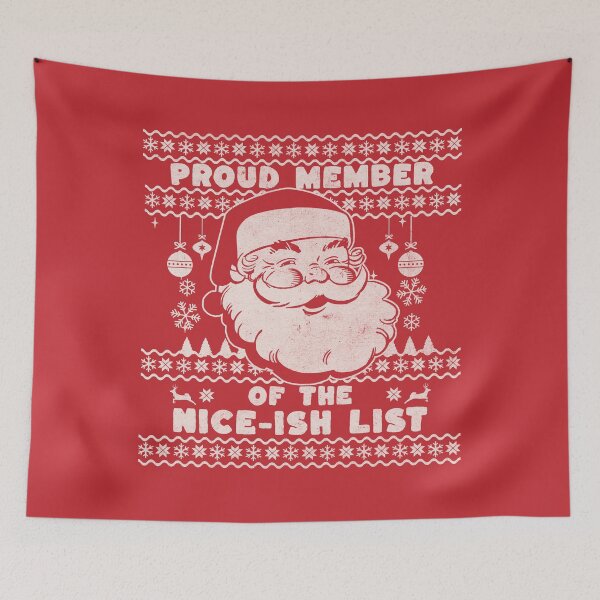 Item preview, Proud Member of The Nice-ish List Christmas Gift Men Women Kids designed and sold by PNW Tees & More.