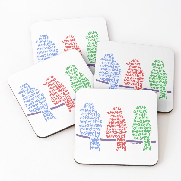 Item preview, Matthew 6:26, 31, 33 designed and sold by CamelCactus.