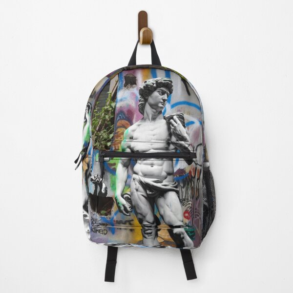Artikelvorschau, Michelangelo David, farbenfrohe Banksy Street entworfen und verkauft von martin max.