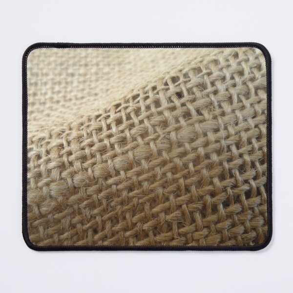 Item preview, IMAGE PRINT ONLY Hessian Burlap Woven Fabric Boho Look designed and sold by Beachy.