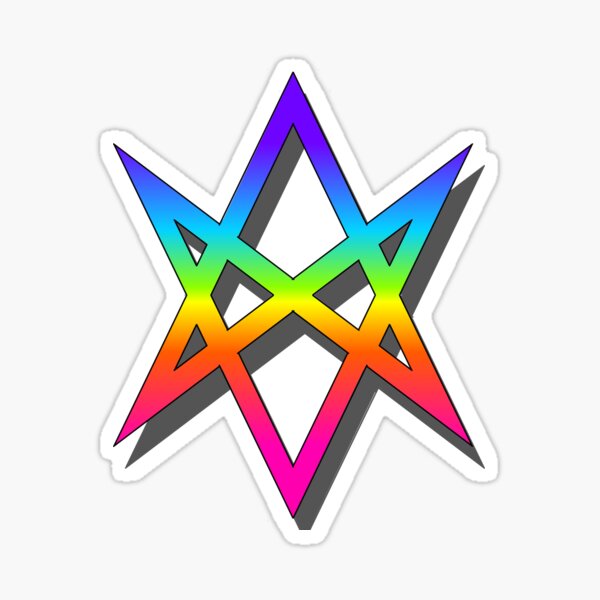 Item preview, Unicursal hexagram designed and sold by SeriouslyMeow.