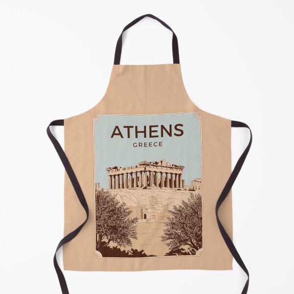 Item preview, A Vintage Travel Illustration of Athens - Greece designed and sold by GoodOldVintage.