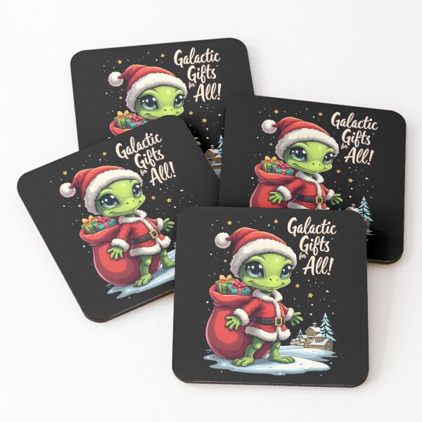 Item preview, Galactic Gifts for All Alien Santa Happy Holidays from Another World designed and sold by Dream-Art-Wear.