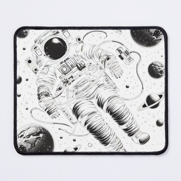 Item preview, Floating Astronaut in Space Design designed and sold by hassanimarket7.