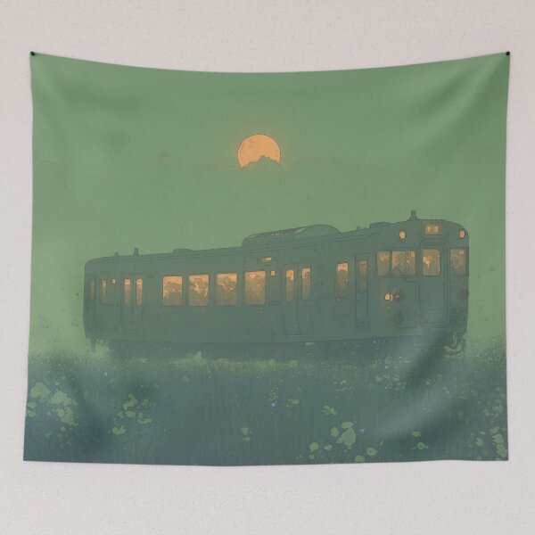 Item preview,  Abandoned Train designed and sold by Nowshin Tasnim.