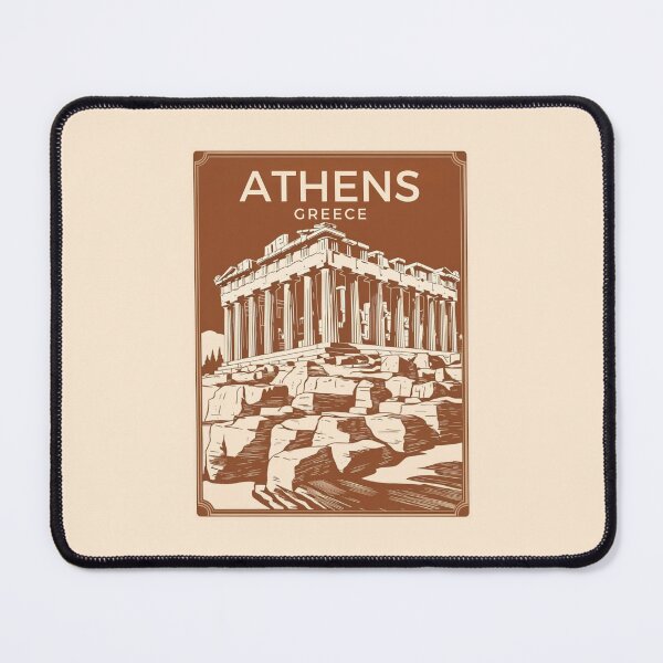 Item preview, A Vintage Travel Illustration of Athens - Greece  designed and sold by GoodOldVintage.
