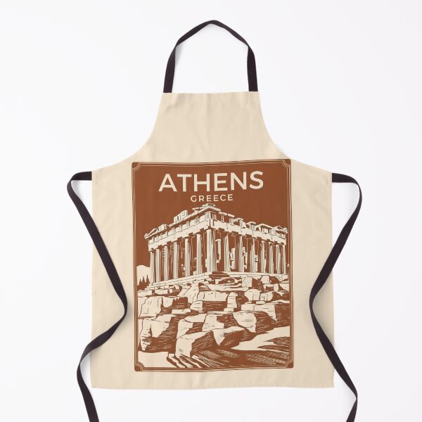 Item preview, A Vintage Travel Illustration of Athens - Greece designed and sold by GoodOldVintage.