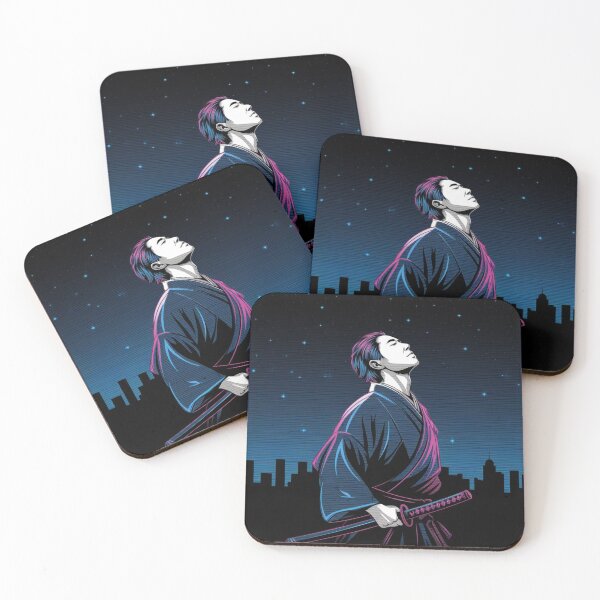 Item preview, SAMURAI IN NEON CITY designed and sold by Demigrancias.