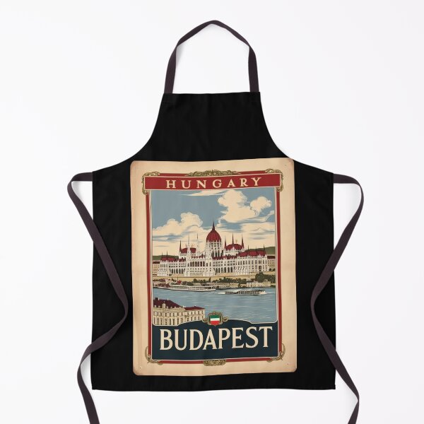 Item preview, A Vintage Travel Illustration of Budapest - Hungary designed and sold by GoodOldVintage.