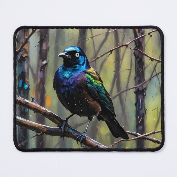 Item preview, Common Grackle - Birds of America Series designed and sold by NudnaGrafika.