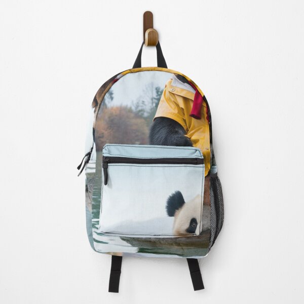 Item preview, Waving Boy Scout Panda In Nature. designed and sold by ShirtLife1.