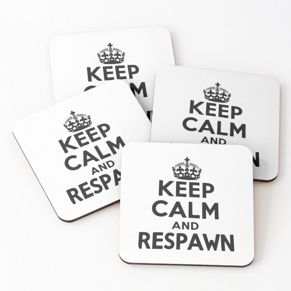 Item preview, Keep Calm and Respawn designed and sold by Frank Ring.