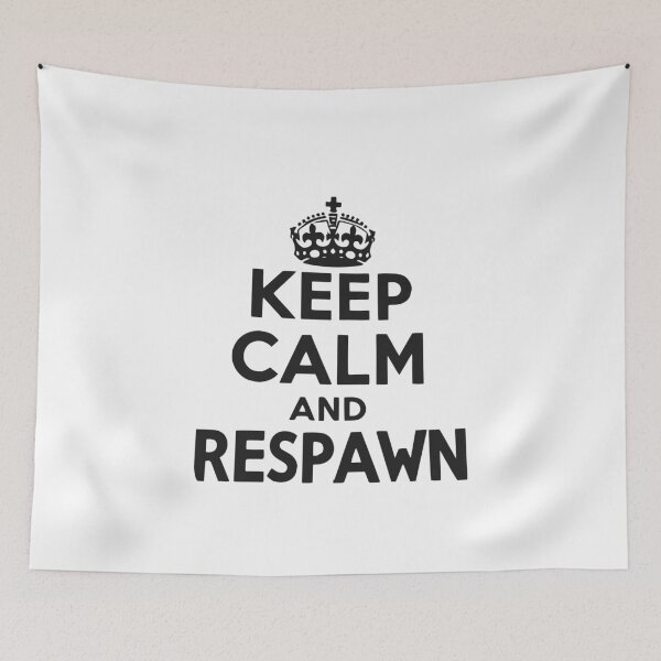 Item preview, Keep Calm and Respawn designed and sold by Frank Ring.