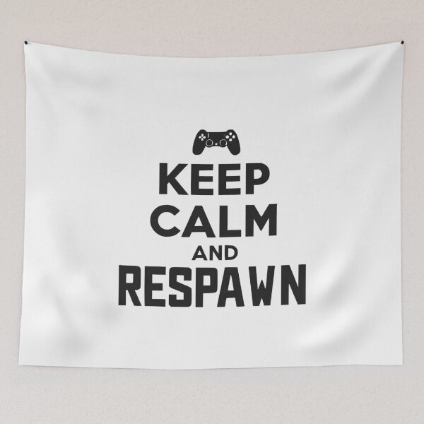 Item preview, Keep Calm and Respawn designed and sold by Frank Ring.