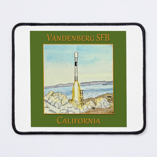 Item preview, SpaceX Rocket Launch in Vandenberg SFB designed and sold by welshdesigns.