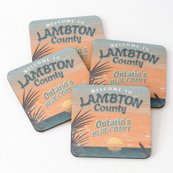 Item preview, Lambton County - Sunsets - Blue Coast designed and sold by LambtonLady.