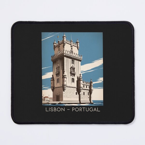 Item preview, A Vintage Travel Illustration of Lisbon - Portugal  designed and sold by GoodOldVintage.