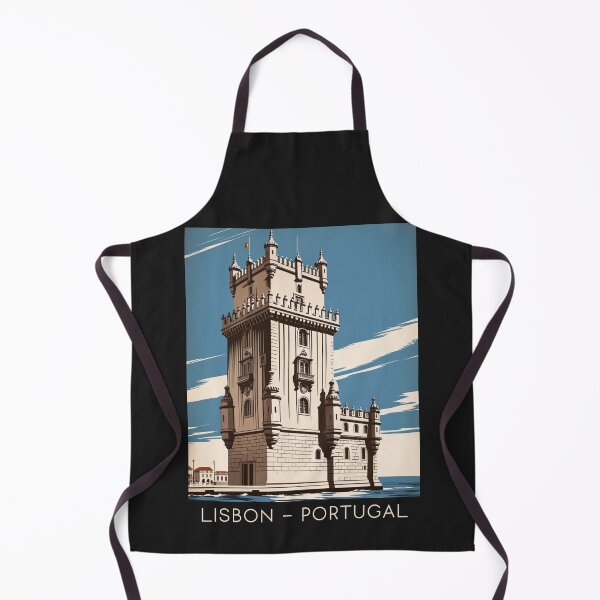 Item preview, A Vintage Travel Illustration of Lisbon - Portugal designed and sold by GoodOldVintage.