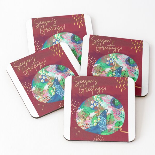 Item preview, Seasons Greetings Christmas Reindeer designed and sold by creativeabyss.