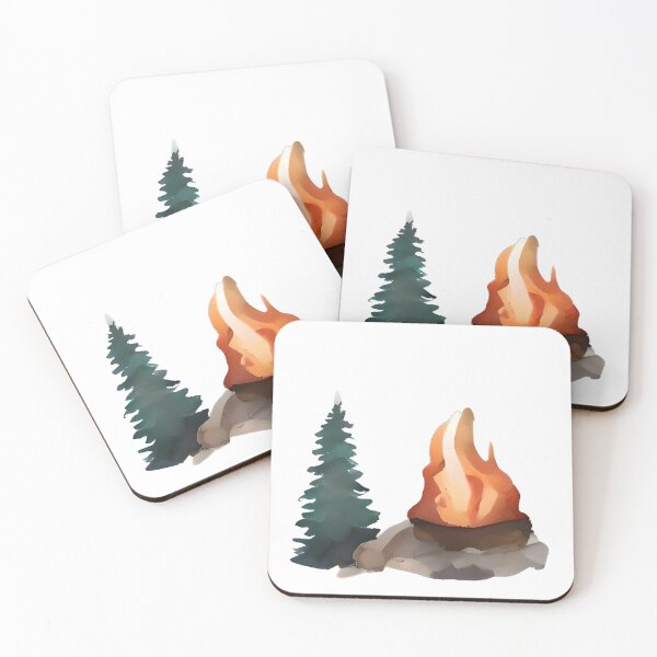 Item preview, Campfire Under the Pines designed and sold by SavvyJuanDesign.