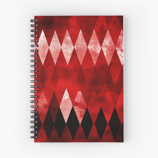 Item preview, Blood Red Diamonds - Geometric Shapes Pattern designed and sold by HausKatz.