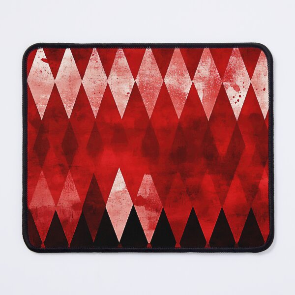 Item preview, Blood Red Diamonds - Geometric Shapes Pattern designed and sold by HausKatz.