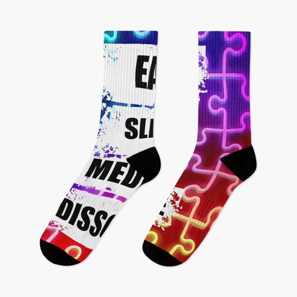 Item preview, Eat Sleep Medicate Dissociate Funny Mental Health Awareness  designed and sold by PhyrexiaB.