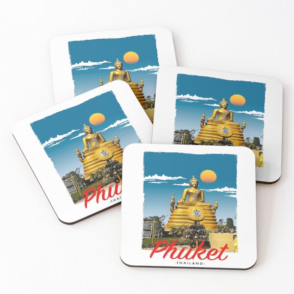 Artikelvorschau, PHUKET Thailand Vintage Reise- und Tourismus-Werbedruck entworfen und verkauft von posterbobs.