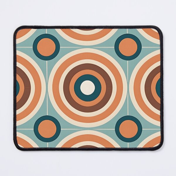 Item preview, Mid Century Modern  Geometric  Circles ,  Brown, Orange designed and sold by Prints and Lifestyle.