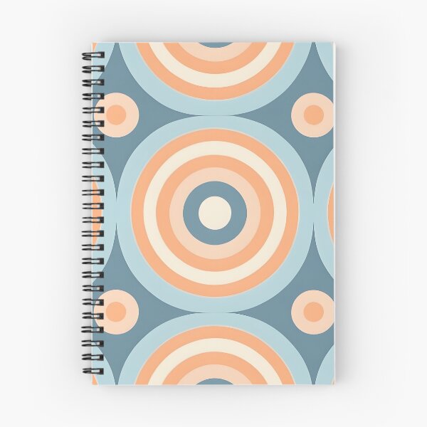 Item preview, Mid Century Modern  Geometric  Circles , blue, pink, yellow , blue, pink, yellow designed and sold by Prints and Lifestyle.