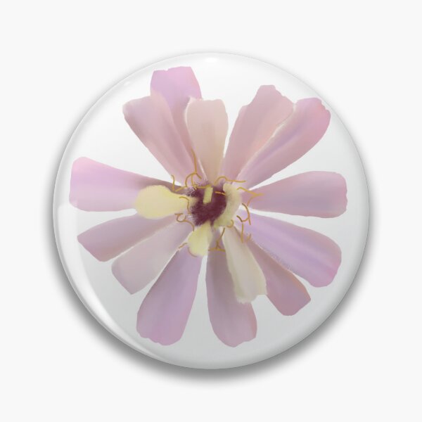 Item preview, Young Light Pink Zinnia designed and sold by ArtExaltation.