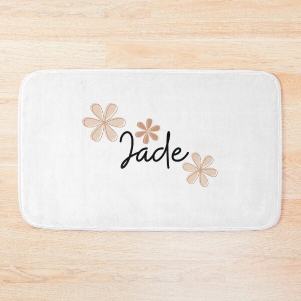 Item preview, "Jade" name with beige flowers designed and sold by Rocky Designs.