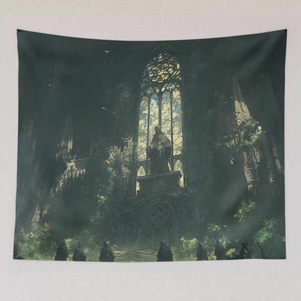 Item preview, Cult Creepy Clocktower designed and sold by Nowshin Tasnim.
