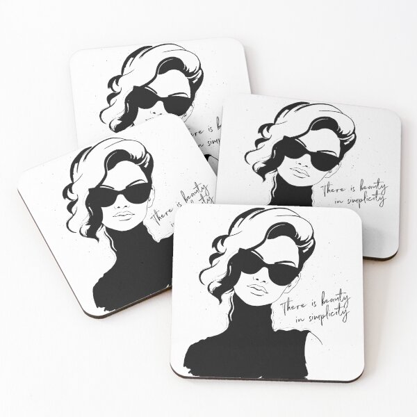 Item preview, Beauty in Simplicity Woman fashion portrait ISO designed and sold by BONBcreative.
