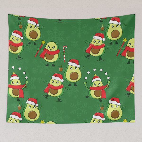 Item preview, ugly christmas santa avocado winter designed and sold by Gossip Rag.