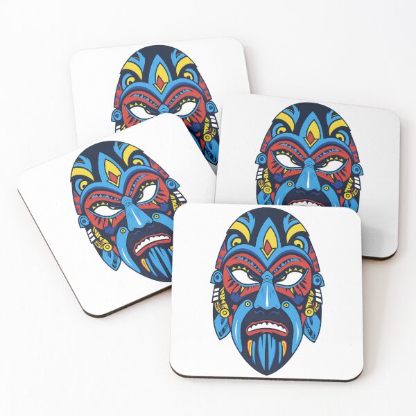 Item preview, Indigenous Tribal Mask Art designed and sold by Taans-Creation.
